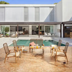 Ensemble de conversation d'extérieur en maille 9 pièces