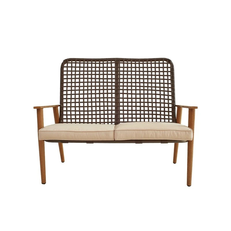 Ensemble de conversation d'extérieur en maille 9 pièces