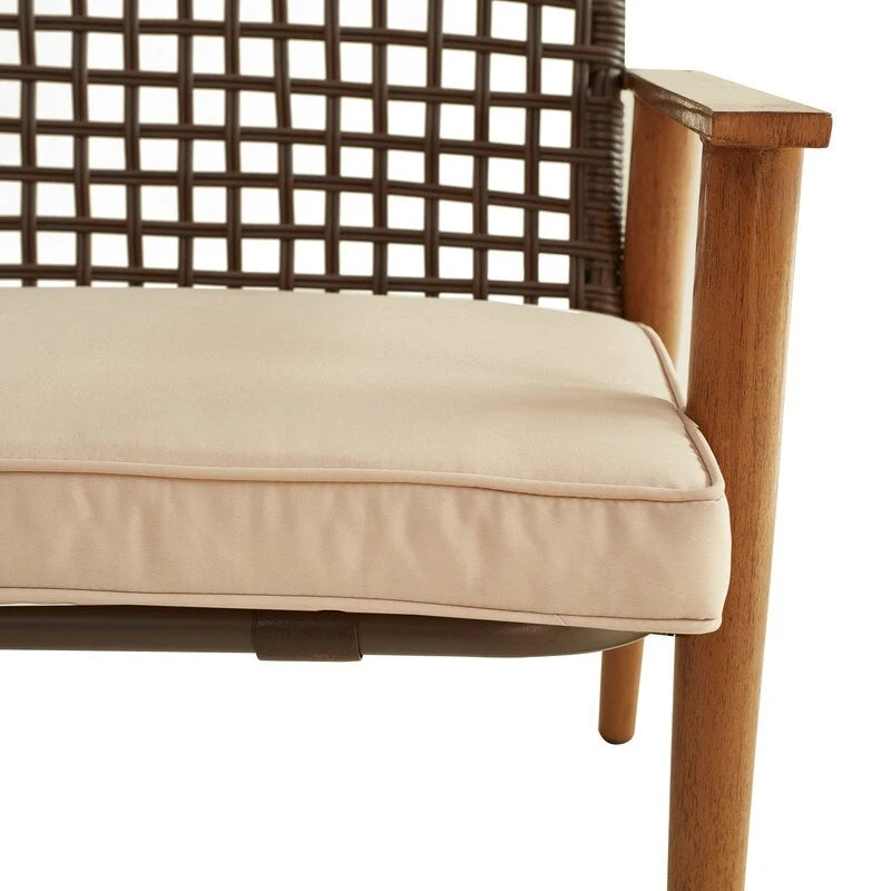 Ensemble de conversation d'extérieur en maille 9 pièces