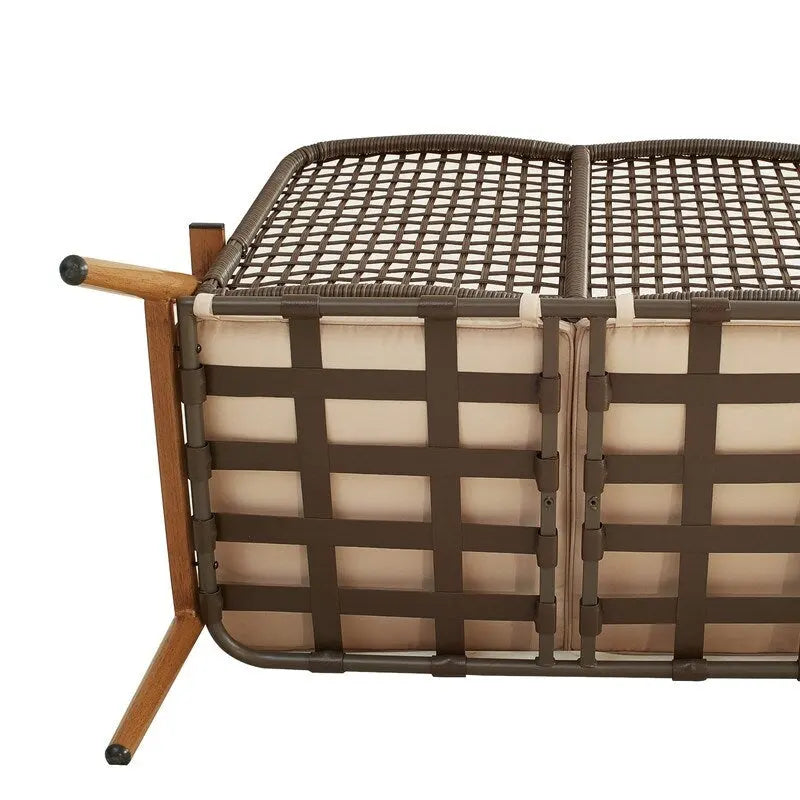 Ensemble de conversation d'extérieur en maille 9 pièces