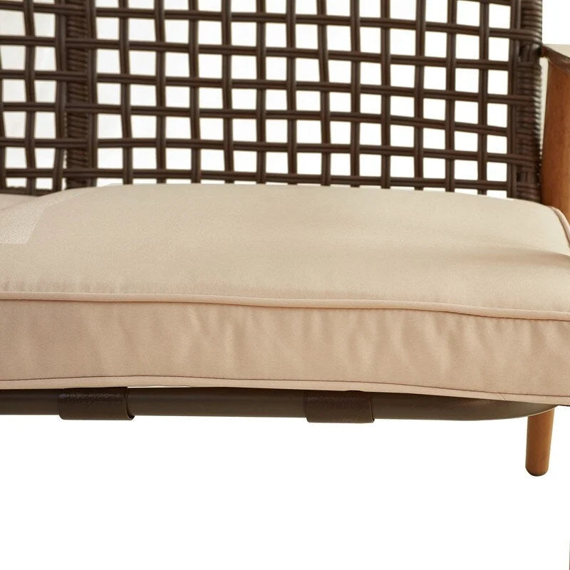 Ensemble de conversation d'extérieur en maille 9 pièces