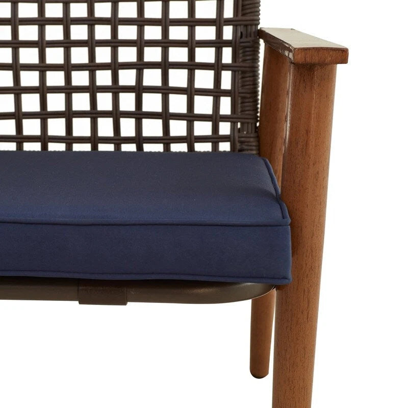 Ensemble de conversation d'extérieur en maille 9 pièces