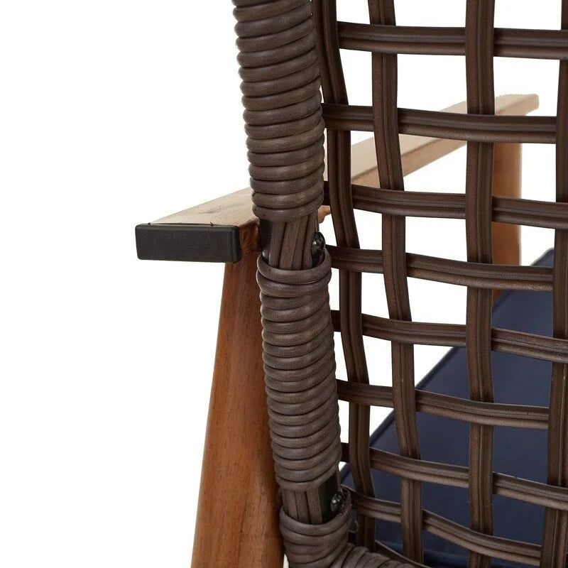 Ensemble de conversation d'extérieur en maille 9 pièces