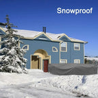 Housse de canapé d'angle d'extérieur en V/L, résistante et durable face aux intempéries