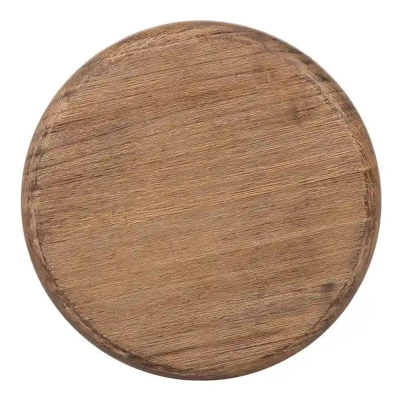 Table d'appoint ronde moderne en béton noir SAFAVIEH Muriele pour intérieur/extérieur - 42 cm (L) x 42 cm (l) x 46 cm (H) - 43 cm (L) x 43 cm (P) x 46 cm (H)
