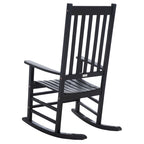 Fauteuil à bascule d'extérieur SAFAVIEH Marilijn en bois d'acacia - 66 cm (L) x 114 cm (P) x 86 cm (H)