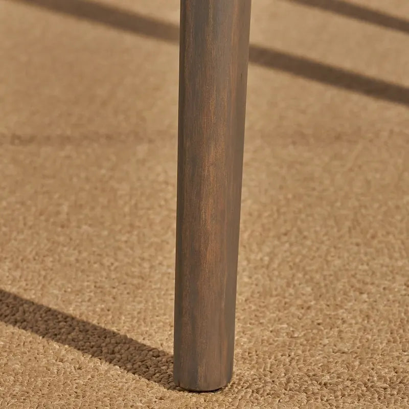 Table de bar d'extérieur rustique Stamford en bois d'acacia avec plateau à lattes, par Christopher Knight Home - 101 cm (L) x 77,5 cm (l) x 101 cm (H)