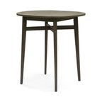 Table de bar d'extérieur rustique Stamford en bois d'acacia avec plateau à lattes, par Christopher Knight Home - 101 cm (L) x 77,5 cm (l) x 101 cm (H)