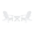 Ensemble de conversation Malibu Outdoor 3 pièces en bois d'acacia par Christopher Knight Home