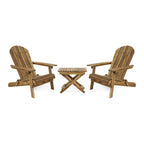 Ensemble de conversation Malibu Outdoor 3 pièces en bois d'acacia par Christopher Knight Home