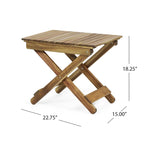Ensemble de conversation Malibu Outdoor 3 pièces en bois d'acacia par Christopher Knight Home