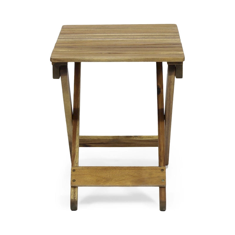 Ensemble de conversation Malibu Outdoor 3 pièces en bois d'acacia par Christopher Knight Home
