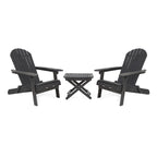 Ensemble de conversation Malibu Outdoor 3 pièces en bois d'acacia par Christopher Knight Home
