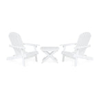 Ensemble de conversation Malibu Outdoor 3 pièces en bois d'acacia par Christopher Knight Home