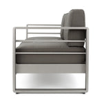 Ensemble de canapés d'extérieur 3 pièces en aluminium Cape Coral par Christopher Knight Home