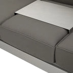 Ensemble de canapés d'extérieur 3 pièces en aluminium Cape Coral par Christopher Knight Home