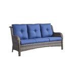 Ensemble de canapés de jardin 3 places en résine tressée Gymojoy