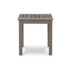 Table d'appoint d'extérieur Signature Design by Ashley Hillside Barn Brown - 56 cm (L) x 56 cm (P) x 61 cm (H)