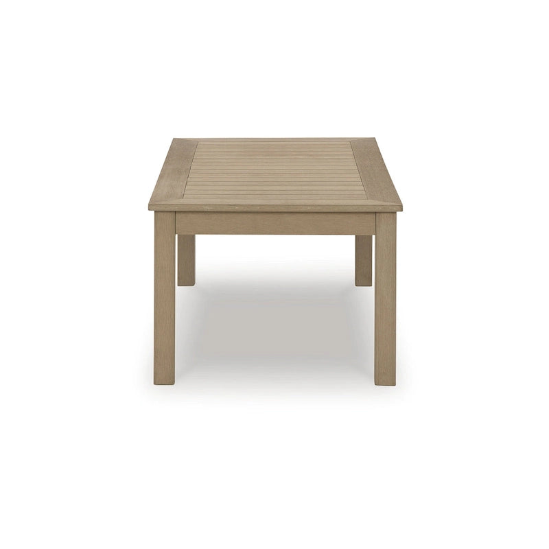 Table basse d'extérieur Signature Design by Ashley Hallow Creek Driftwood - 124 cm (L) x 61 cm (P) x 46 cm (H)