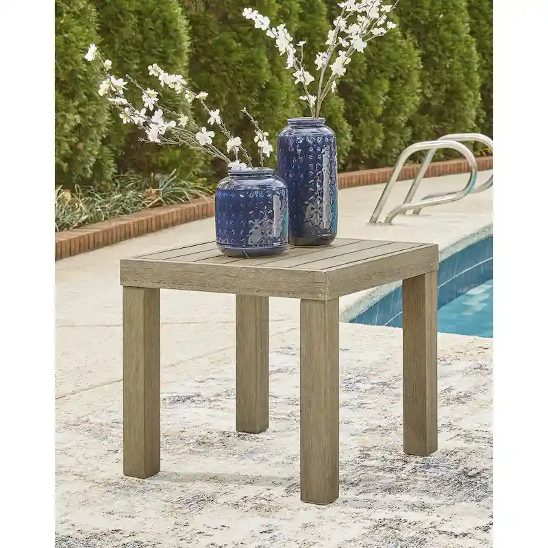 Table d'appoint carrée marron Silo Point