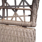 Ensemble de fauteuils pivotants en grès Rio Vista avec table d'appoint (2 pièces)