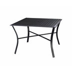 Ensemble de salle à manger d'extérieur Palmetto pivotant à bascule 5 pièces en aluminium et osier avec coussins - Non disponible