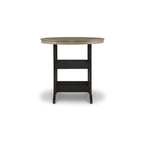 Ensemble de salle à manger d'extérieur 3 pièces Trail Noir/Bois flotté, Signature Design by Ashley Fairen - 45,13 po L x 45,13 po P x 42 po H