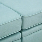 Canapé-lit convertible avec méridienne réversible pour salon