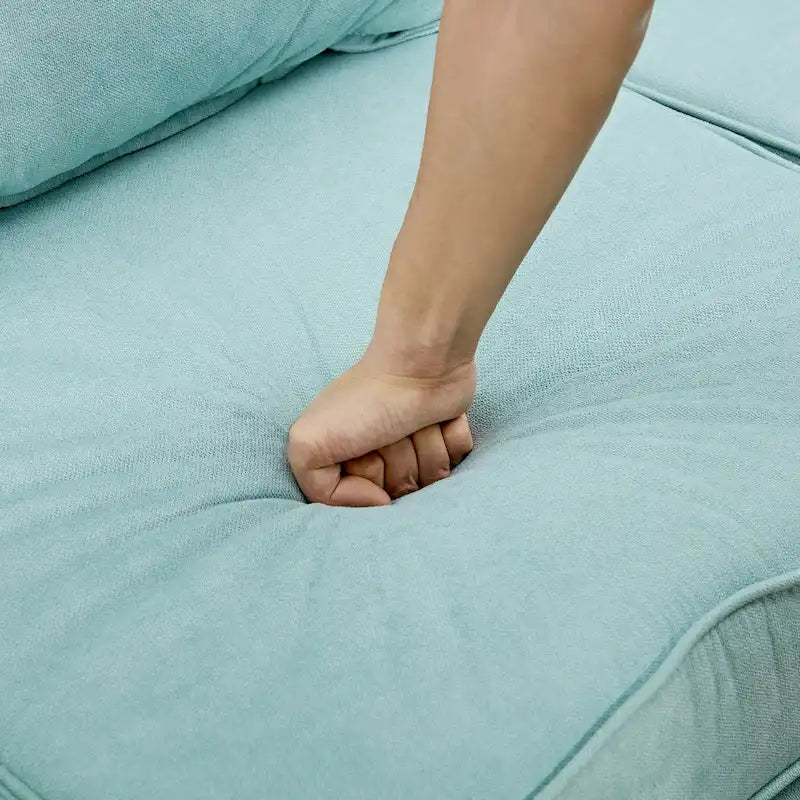 Canapé-lit convertible avec méridienne réversible pour salon