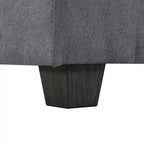 Canapé-lit convertible avec méridienne réversible pour salon