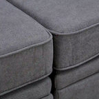 Canapé-lit convertible avec méridienne réversible pour salon