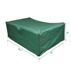Outsunny 97 x 65 x 26 Weatherproof Outdoor Sectional Patio Furniture Cover with Ultimate Protection & Good Look Green