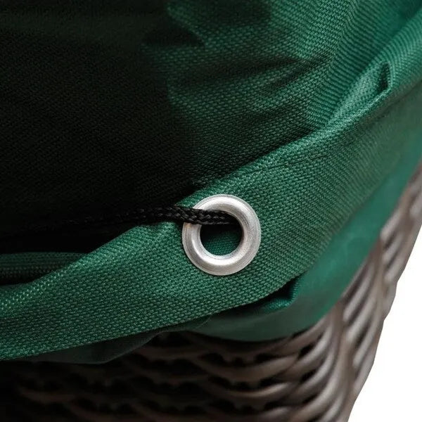 Housse de protection pour canapé d'angle d'extérieur Outsunny 97 x 65 x 26, résistante aux intempéries, couleur verte, offrant une protection optimale et un design élégant.