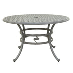 Ensemble de salle à manger d'extérieur Arcadia 5 pièces en aluminium avec coussins