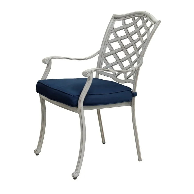 Ensemble de salle à manger d'extérieur Arcadia 5 pièces en aluminium avec coussins