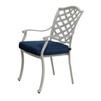 Ensemble de salle à manger d'extérieur Arcadia 5 pièces en aluminium avec coussins