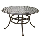 Ensemble de salle à manger d'extérieur Arcadia 5 pièces en aluminium avec coussins