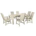 Ensemble de salle à manger d'extérieur Weatherly 7 pièces - Hauteur réglable - 42 x 84