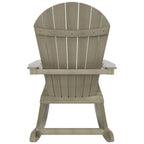 Fauteuil à bascule Adirondack Polytrends Vineyard HIPS Outdoor Eco-Friendly All Weather Seashell