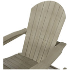Fauteuil à bascule Adirondack Polytrends Vineyard HIPS Outdoor Eco-Friendly All Weather Seashell