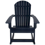 Fauteuil à bascule Adirondack Polytrends Vineyard HIPS Outdoor Eco-Friendly All Weather Seashell