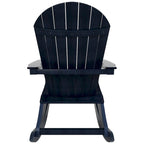 Fauteuil à bascule Adirondack Polytrends Vineyard HIPS Outdoor Eco-Friendly All Weather Seashell