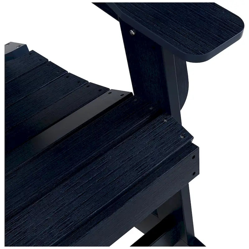 Fauteuil à bascule Adirondack Polytrends Vineyard HIPS Outdoor Eco-Friendly All Weather Seashell
