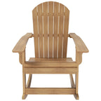 Fauteuil à bascule Adirondack Polytrends Vineyard HIPS Outdoor Eco-Friendly All Weather Seashell