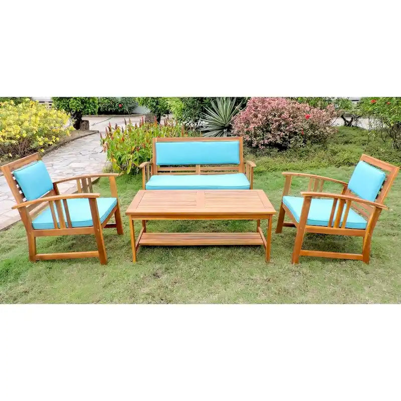 Brisbane 4-Piece Patio Conversation Set