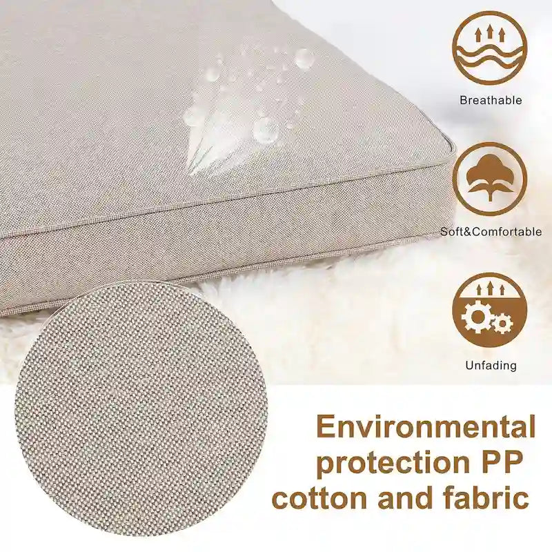 Ensemble de chaises de patio Futzca Spring, 3 pièces, mobilier de jardin avec assises rembourrées, idéal pour terrasse, jardin et cour.