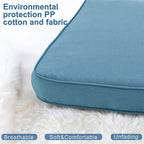 Ensemble de chaises de patio Futzca Spring, 3 pièces, mobilier de jardin avec assises rembourrées, idéal pour terrasse, jardin et cour.