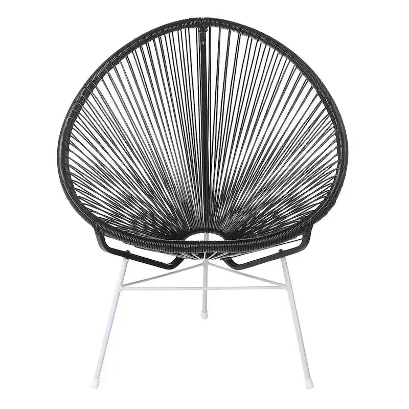 Fauteuil lounge Papasan Acapulco fait main, pour intérieur ou extérieur (Chine)