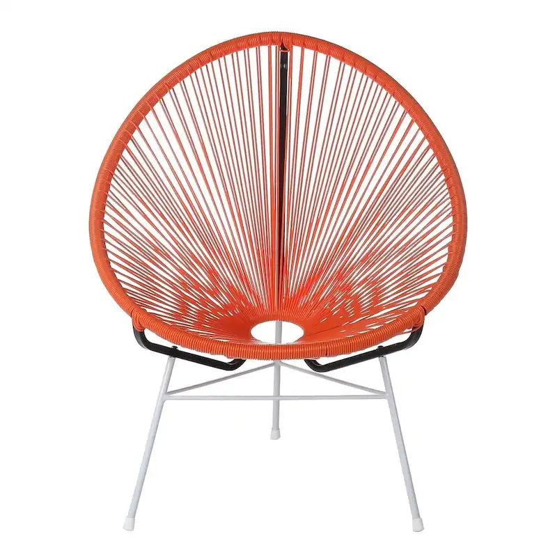 Fauteuil lounge Papasan Acapulco fait main, pour intérieur ou extérieur (Chine)