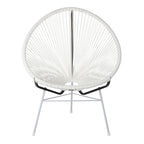 Fauteuil lounge Papasan Acapulco fait main, pour intérieur ou extérieur (Chine)